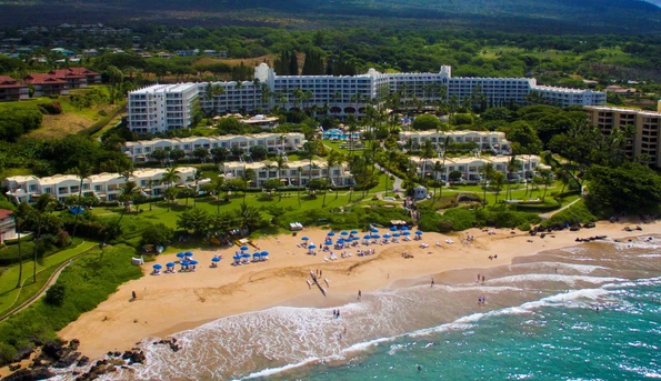 Aerial view of Fairmont Kea Lani