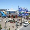 The entrance to Pier 39 and Aquarium of the Bay in San Francisco