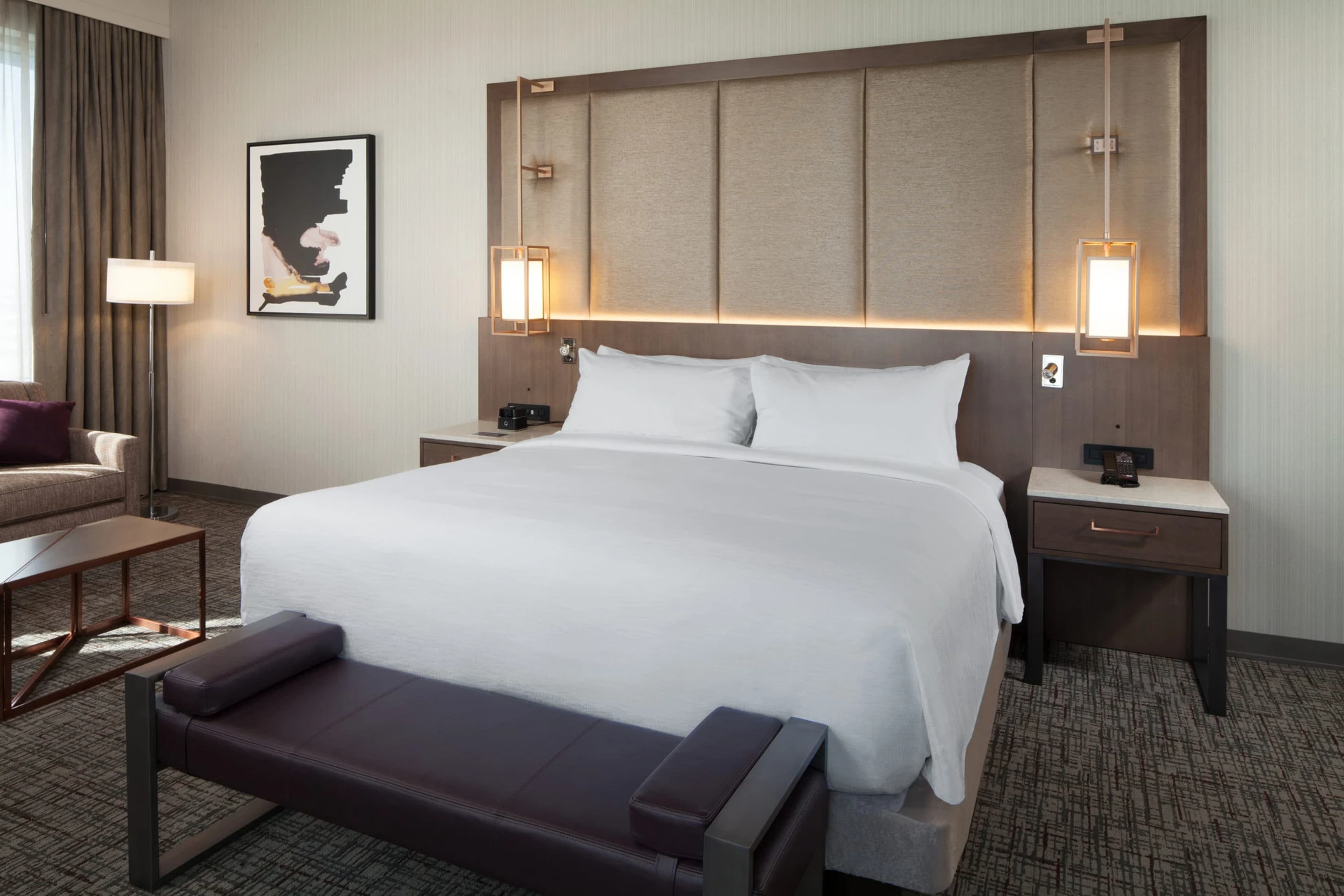 King guestroom at H Hotel in Los Angeles near LAX
