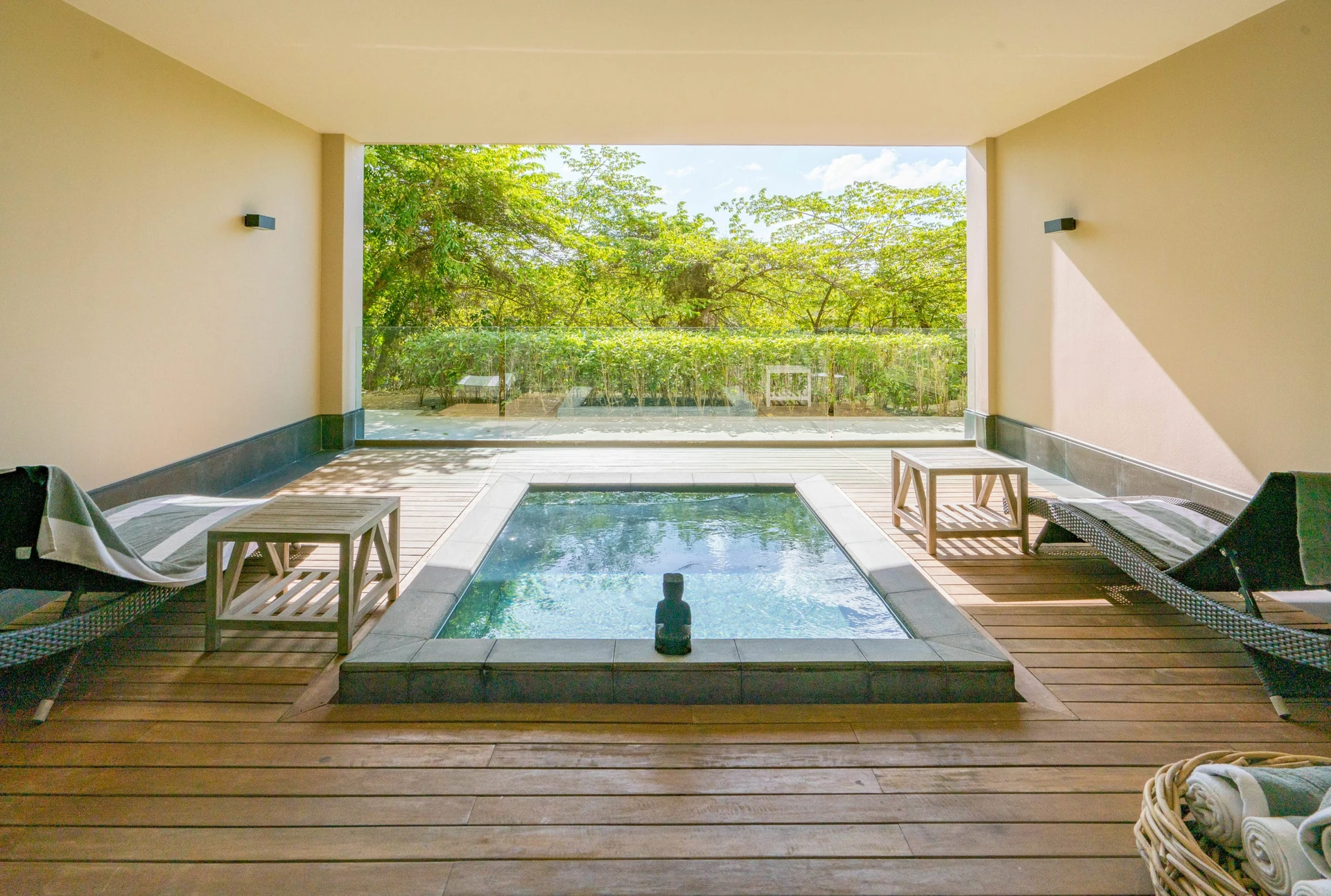 The plunge pool in our Garden Junior Suite.