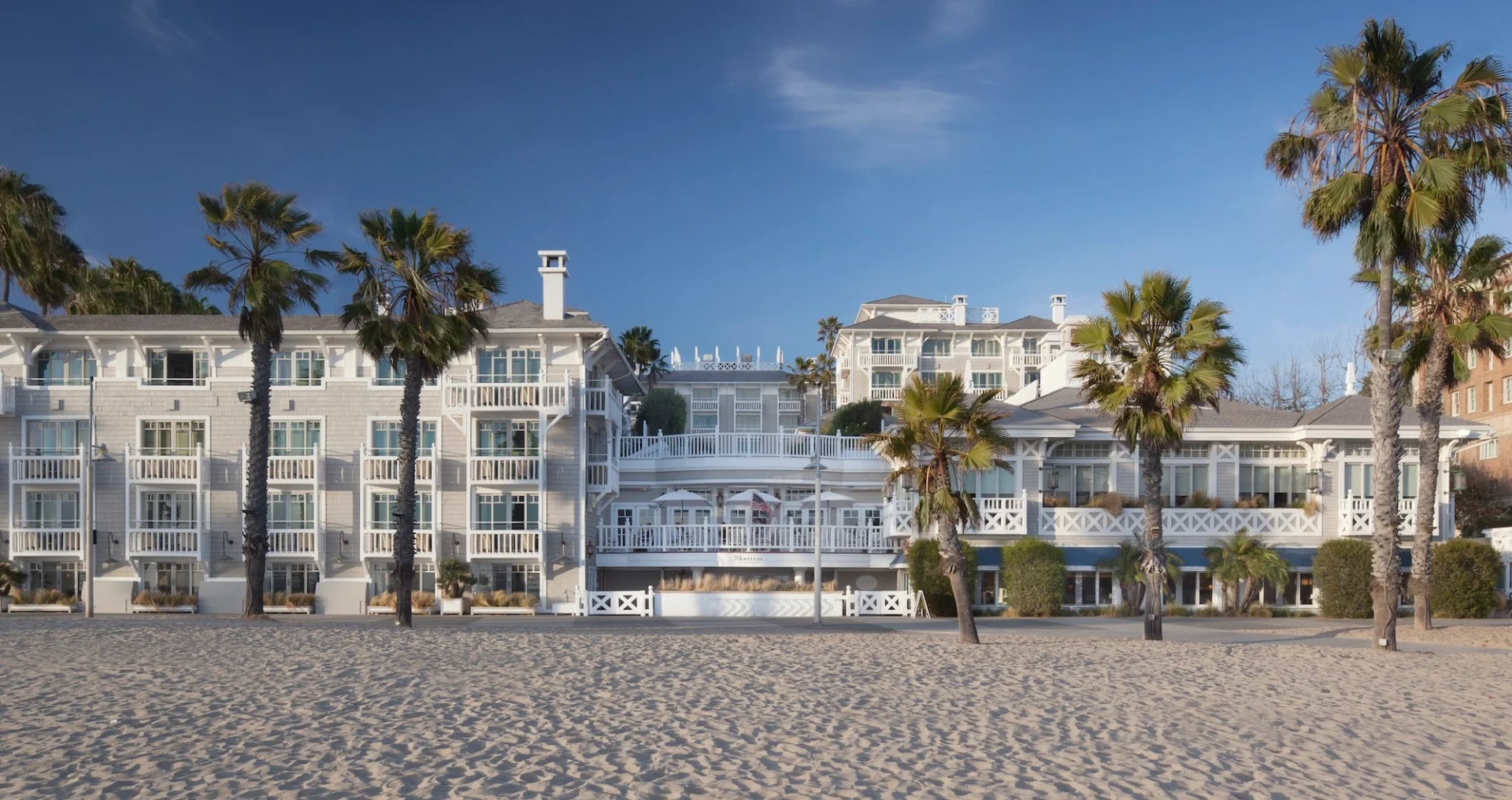 Exterior view of Shutters on the Beach from the sand