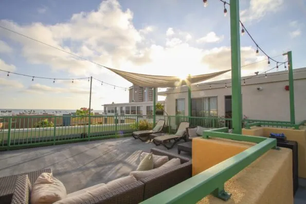 Sunset on the Marina Deck