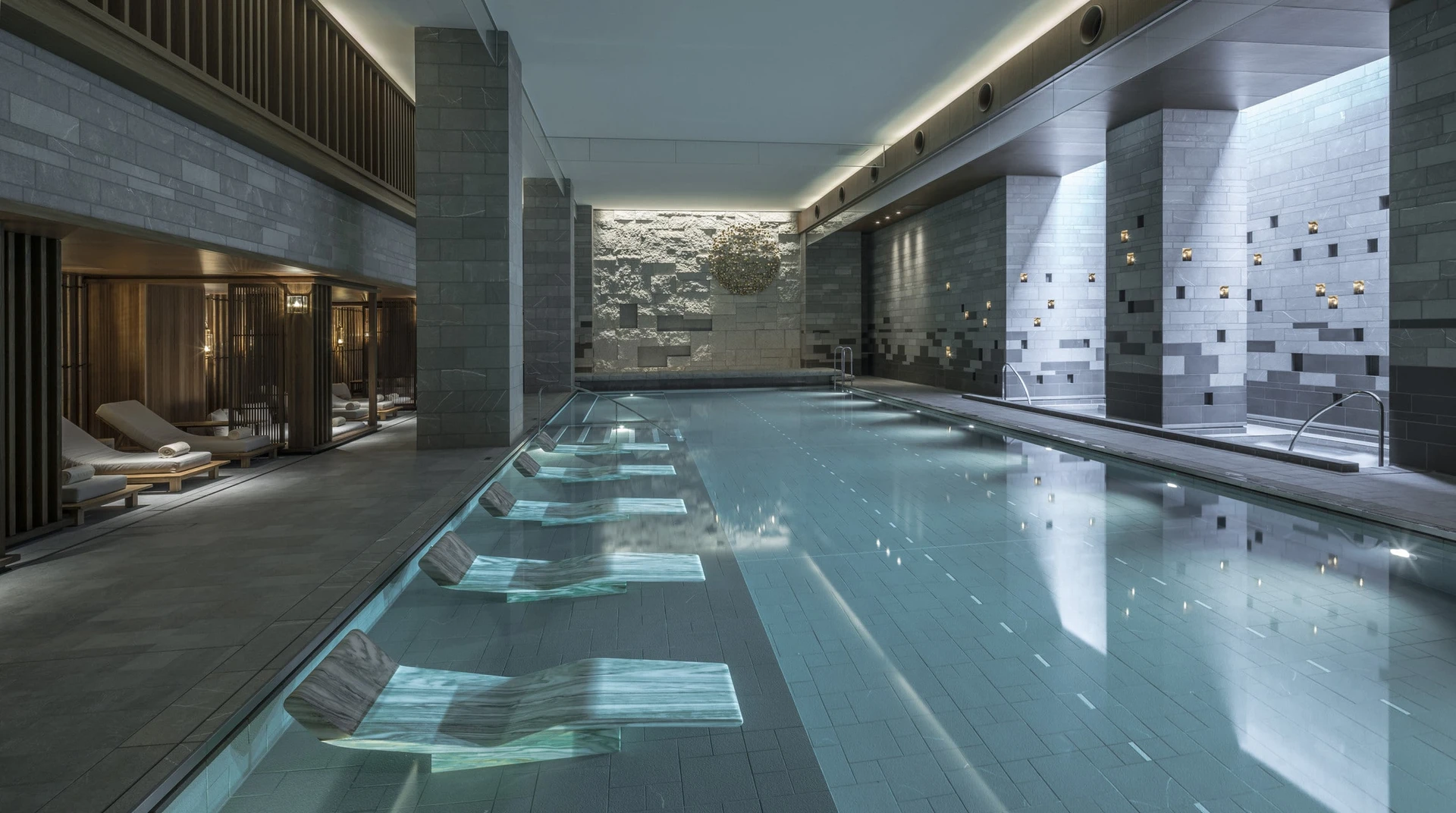 Indoor pool at Four Seasons Kyoto