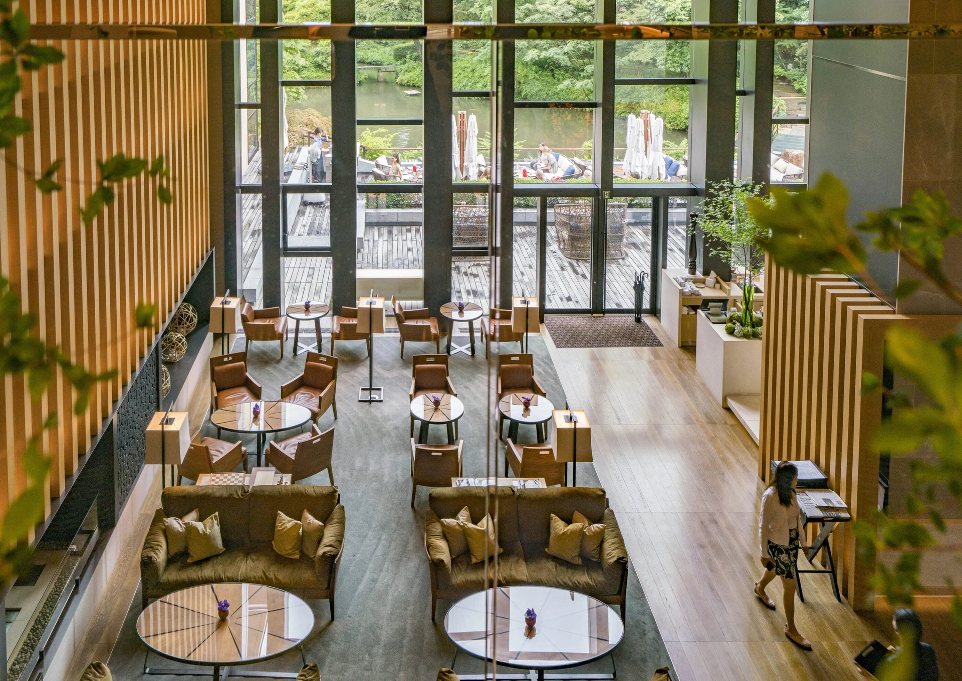 Restaurant interior of Four Seasons Kyoto