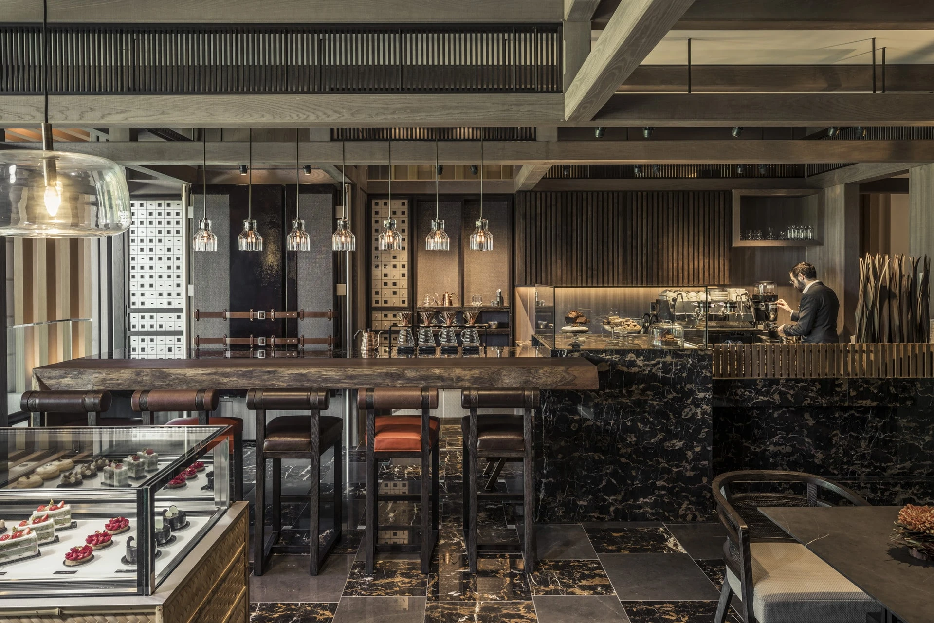 The Lounge interior at Four Seasons Kyoto