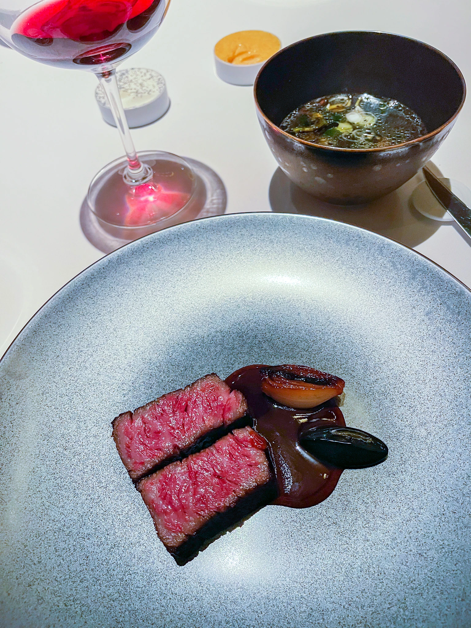Wagyu beef at Addison