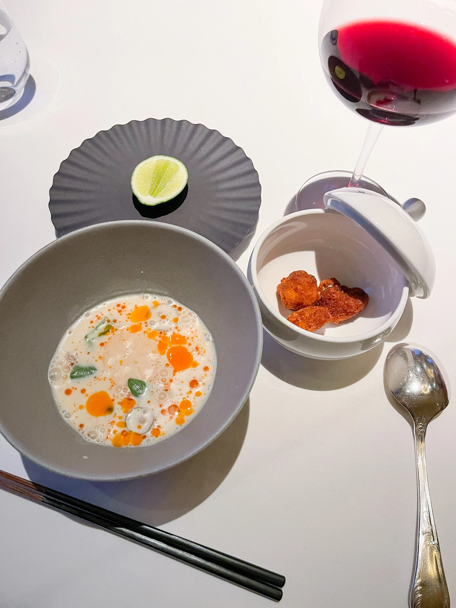 Chicken and thai soup