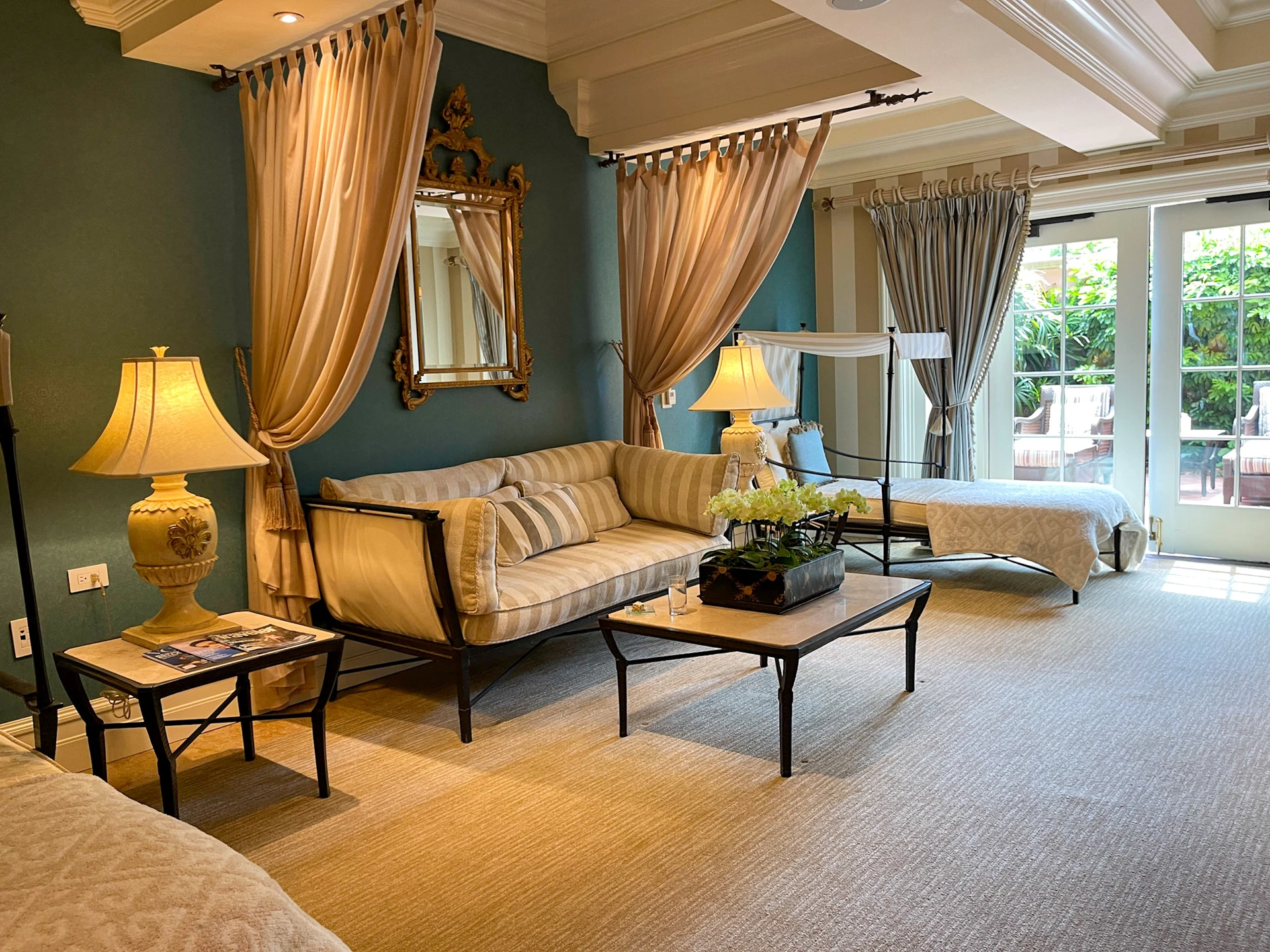 The spa lounge area where you wait for your treatment.