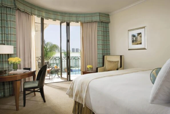 View of a Signature Room out to the balcony.