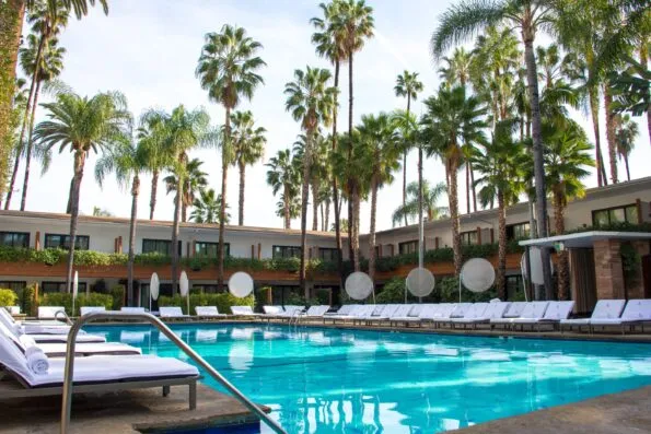 The pool at Hollywood Roosevelt