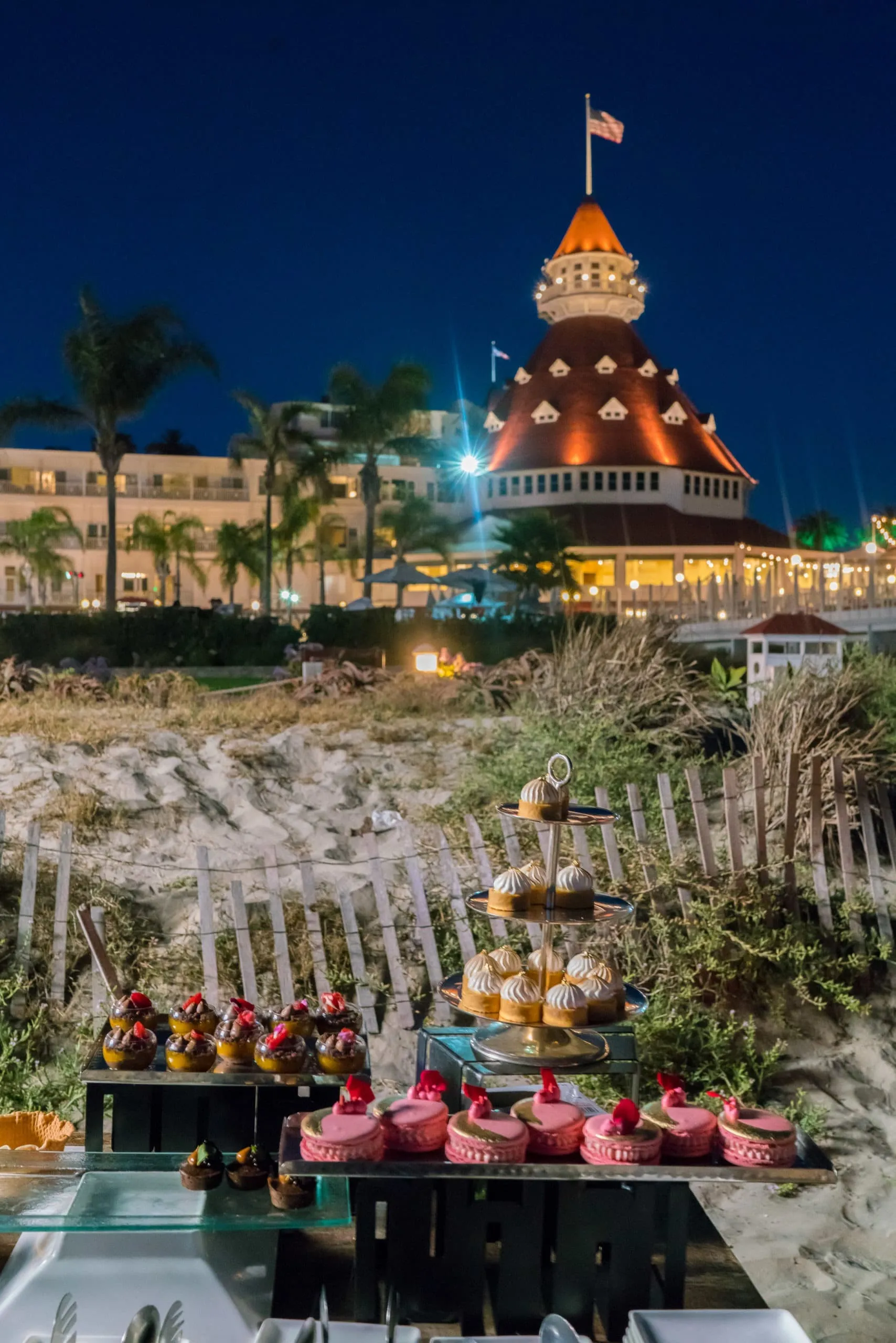 Evening roast at Hotel del Coronado