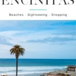San Diego County's Moonlight Beach in Encinitas on a sunny spring day