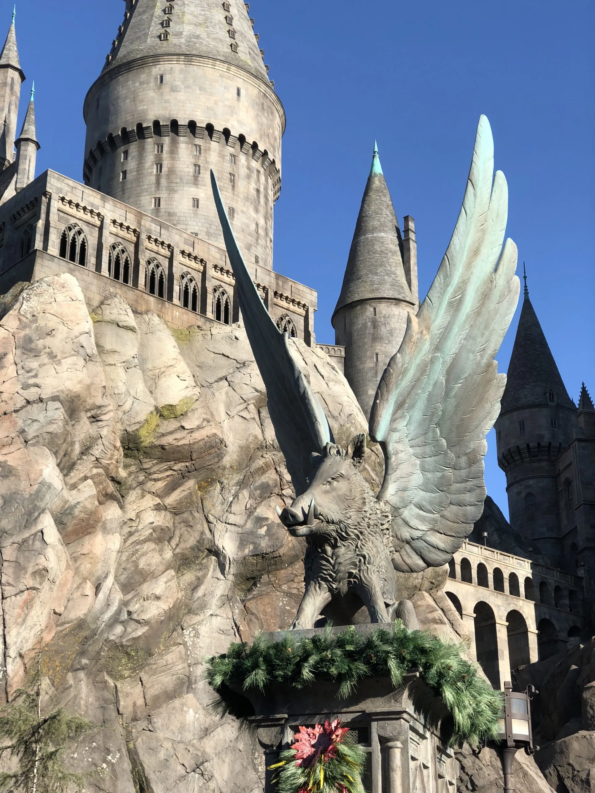 The entrance to Harry Potter and the Forbidden Journey at Universal Studios Hollywood.