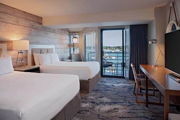 Two queen bedroom interior