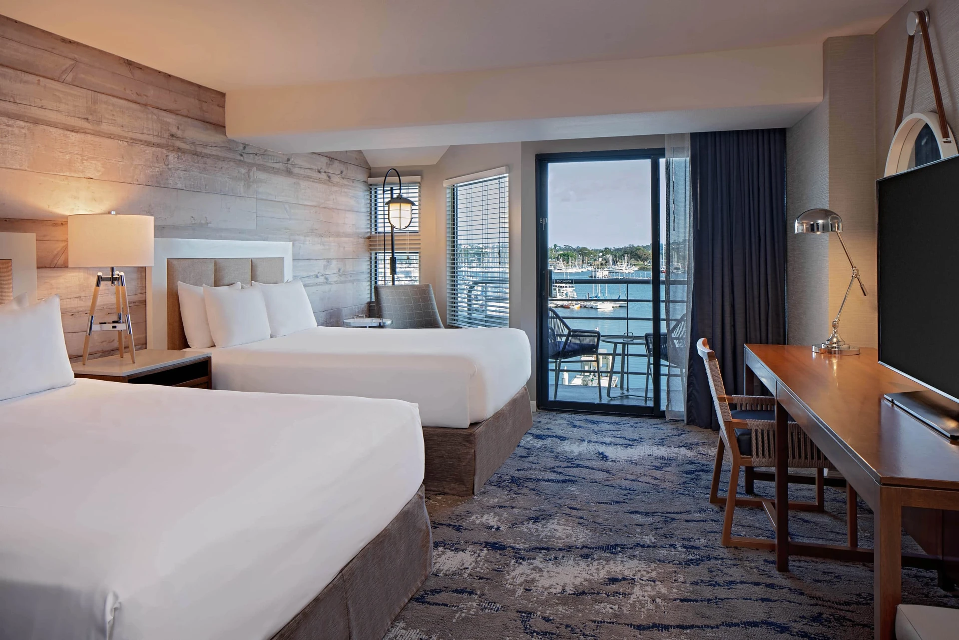 Two queen bedroom interior