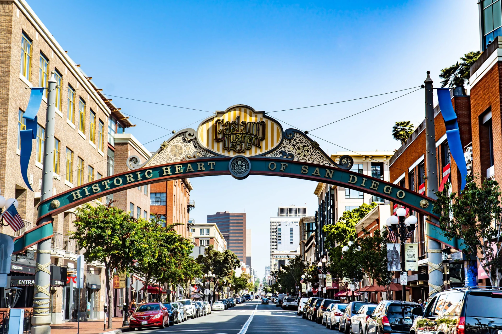 The San Diego Gaslamp Quarter Sign