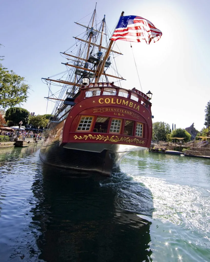 Sailing Ship Columbia Disneyland ride