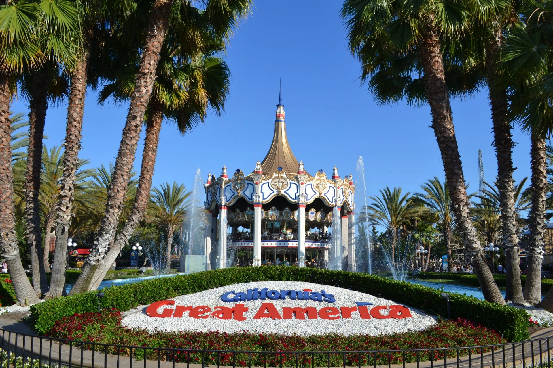 California's Great America carousel