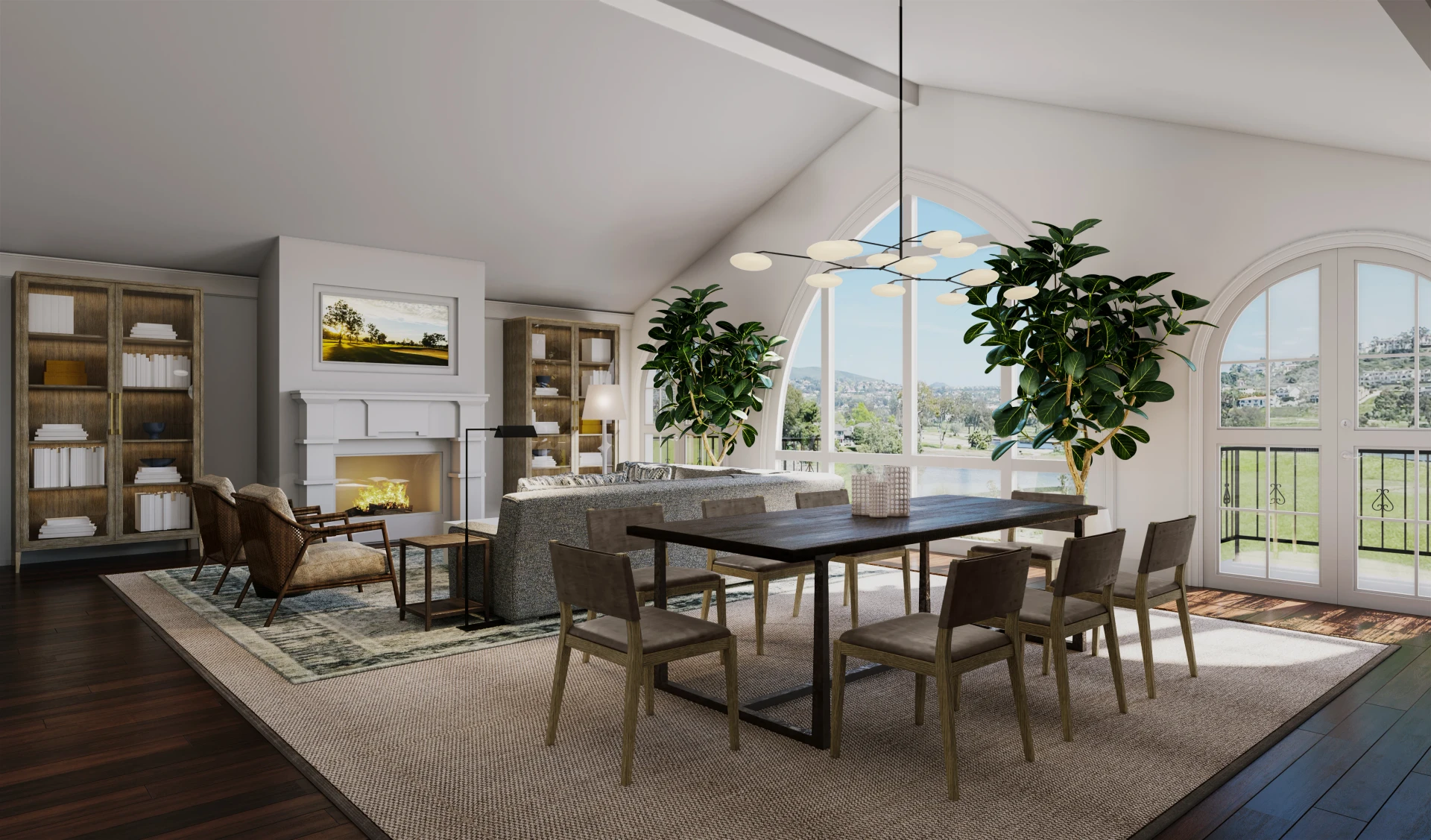 Omni La Costa's Presidential Suite living room