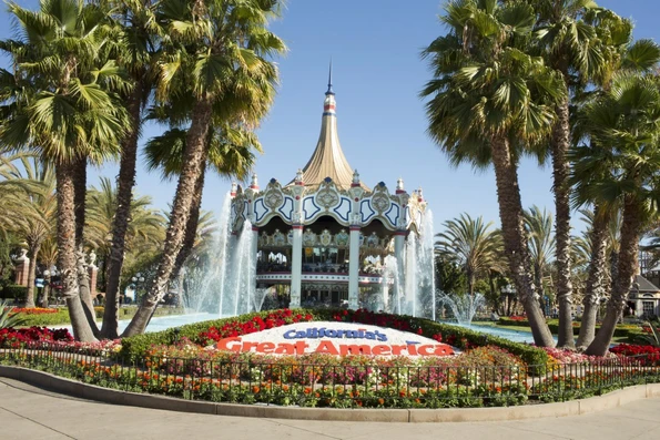 California's Great America carousel