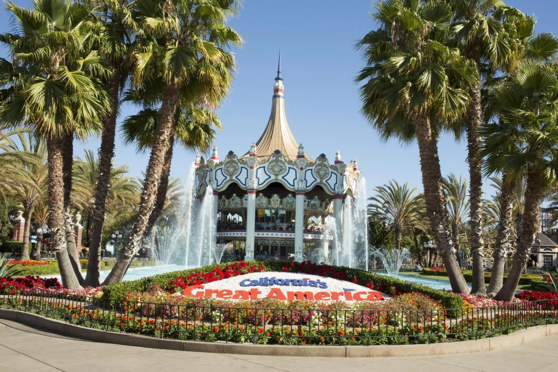 California's Great America carousel