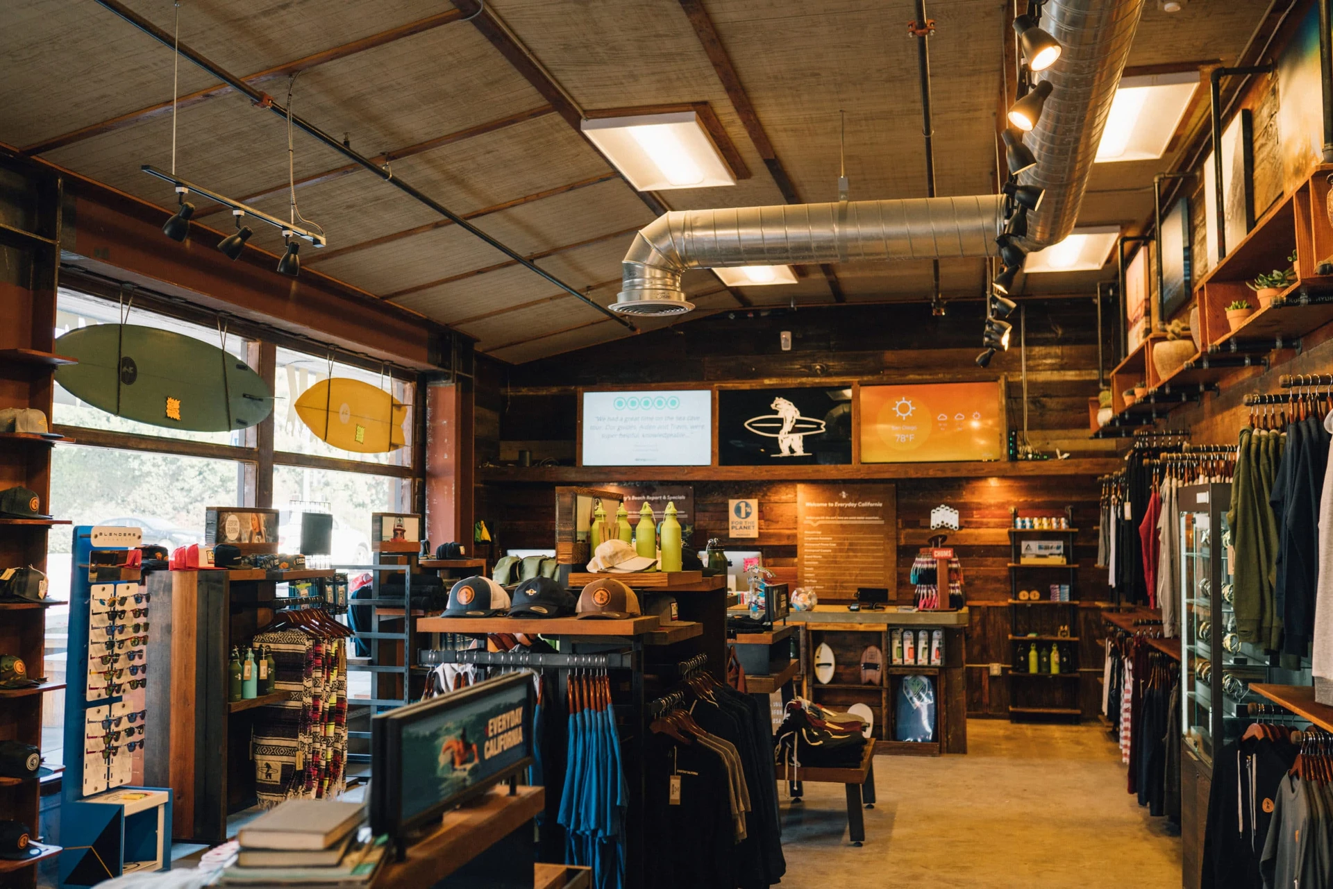 The interior of the Everyday California shop in La Jolla Shores.