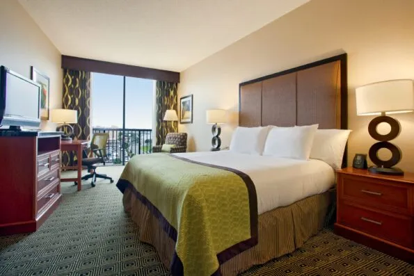 A king room at Hilton San Diego Airport/Harbor Island.