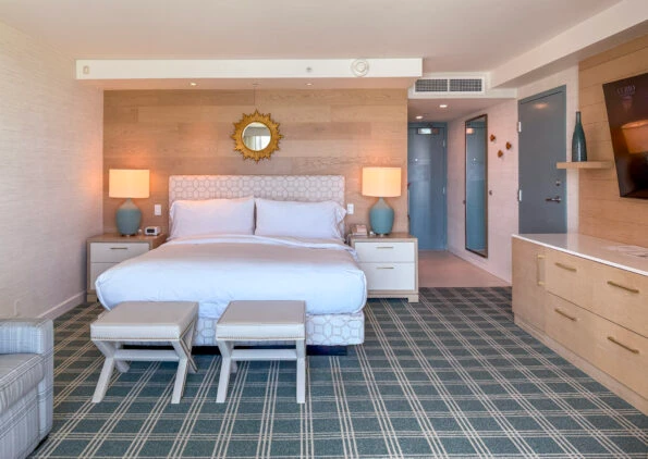 My The Views king with sofa bed room interior.