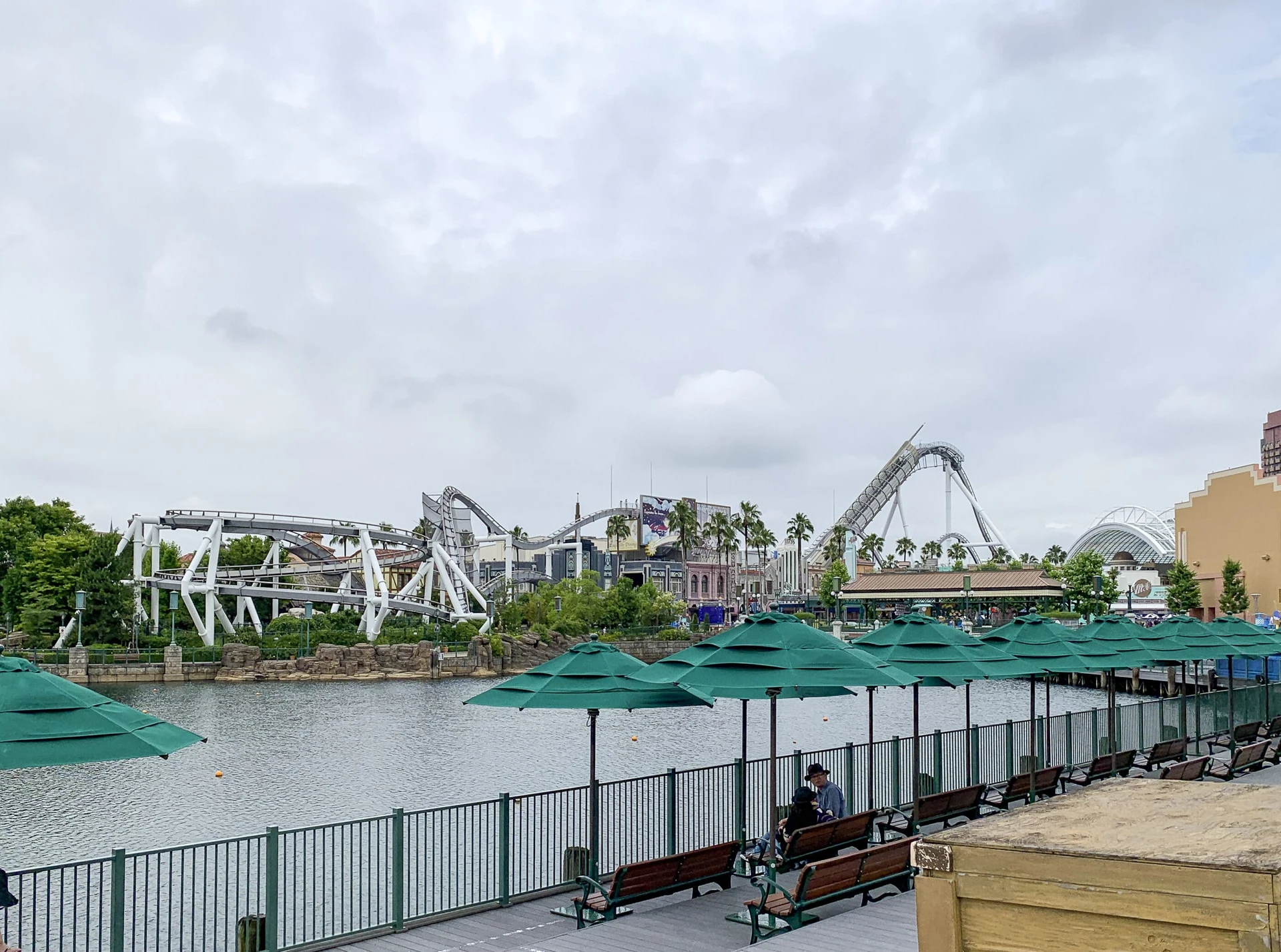Hollywood Dream roller coaster at Universal Studios Japan.