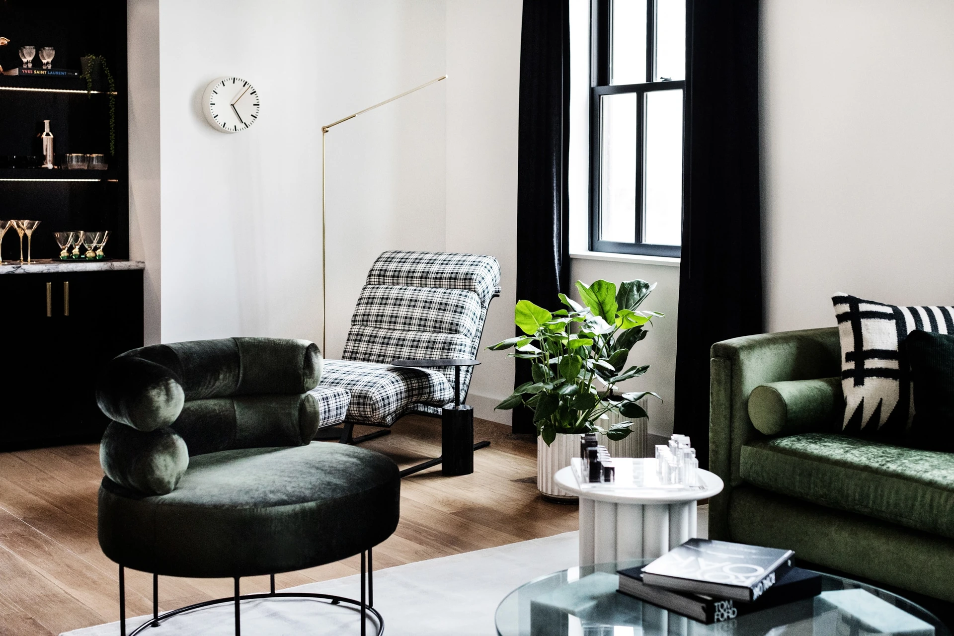 Living room of the Penthouse suite.