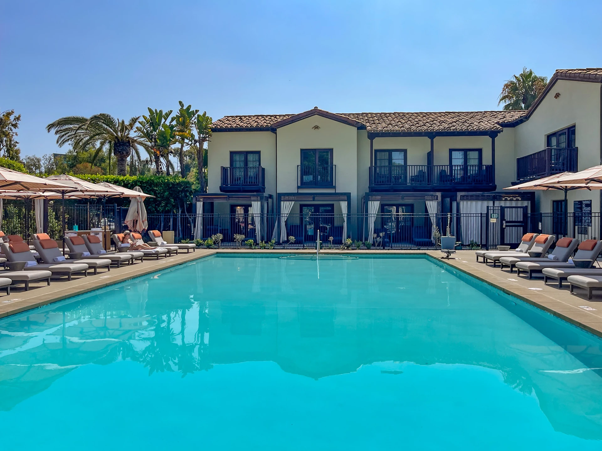 The Estancia La Jolla outdoor swimming pool