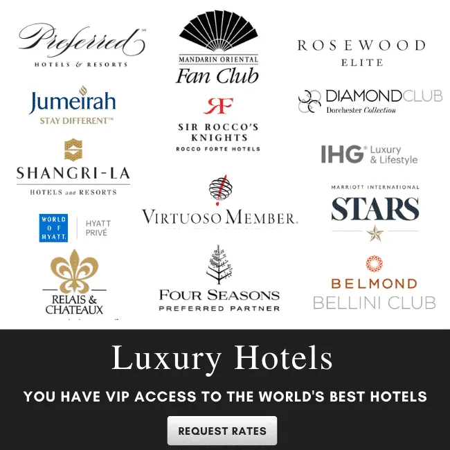a collection of luxury hotels.
