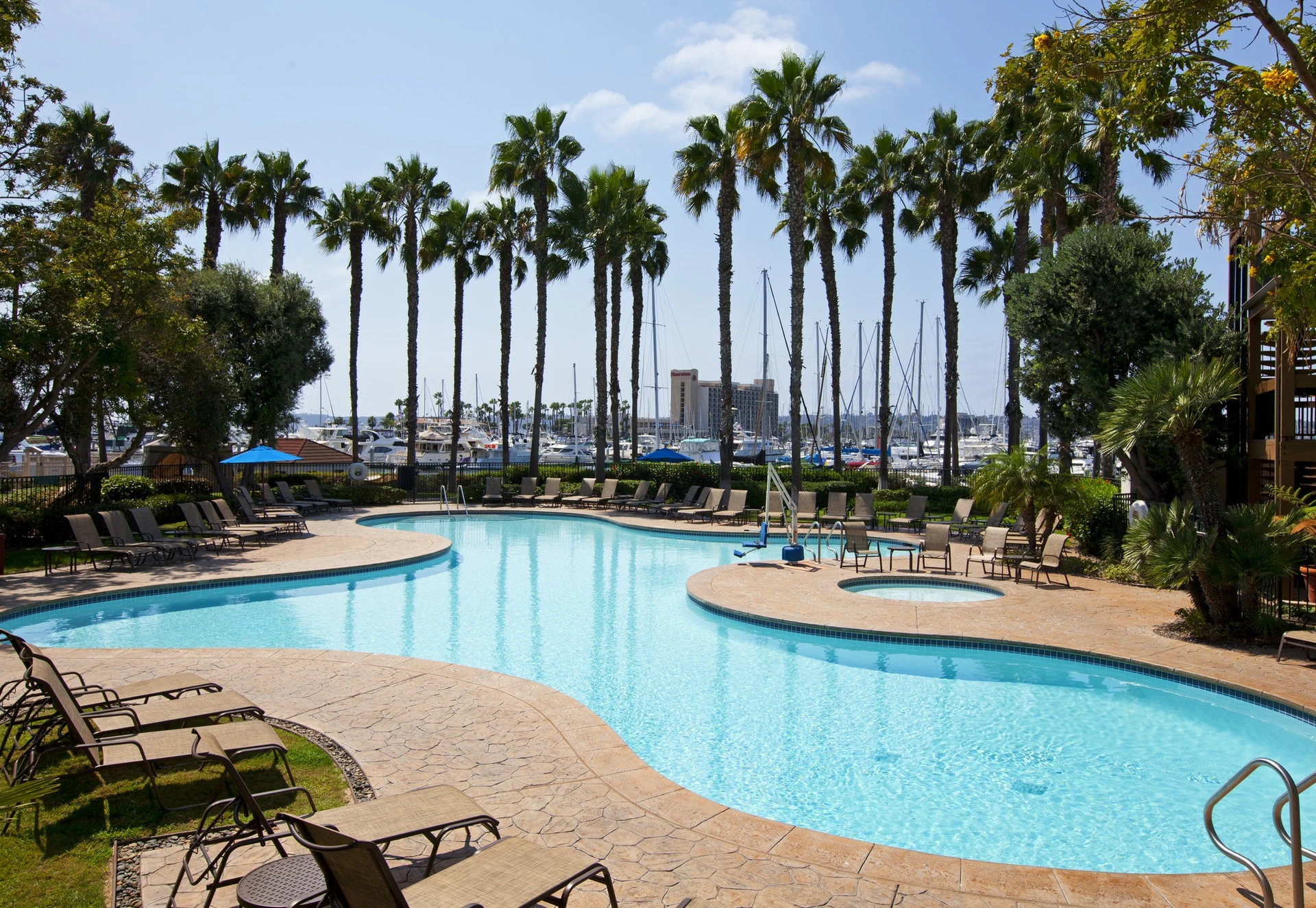The Lanai Pool near the Marina Tower