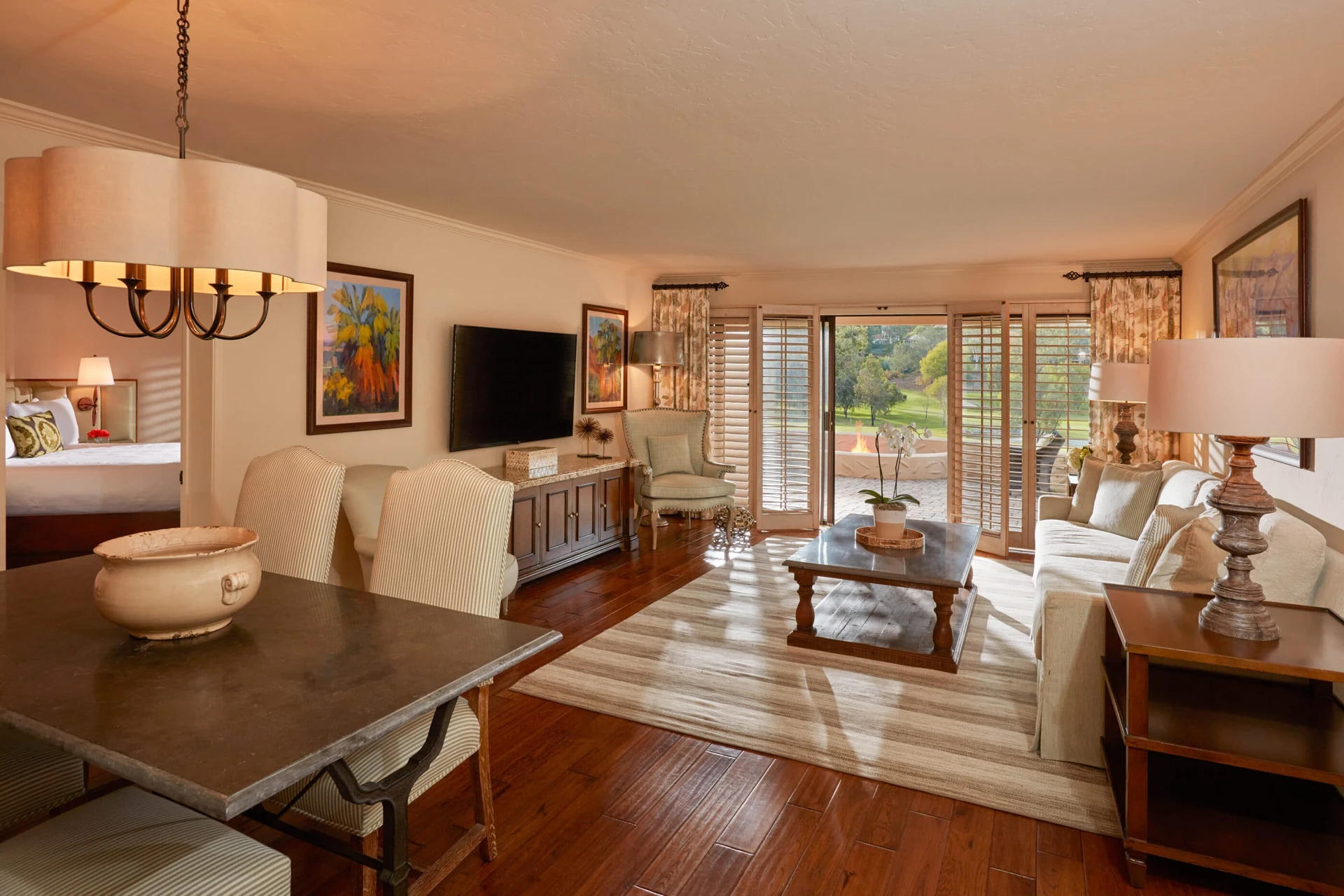 The Vice Presidential Suite living room at Rancho Bernardo Inn
