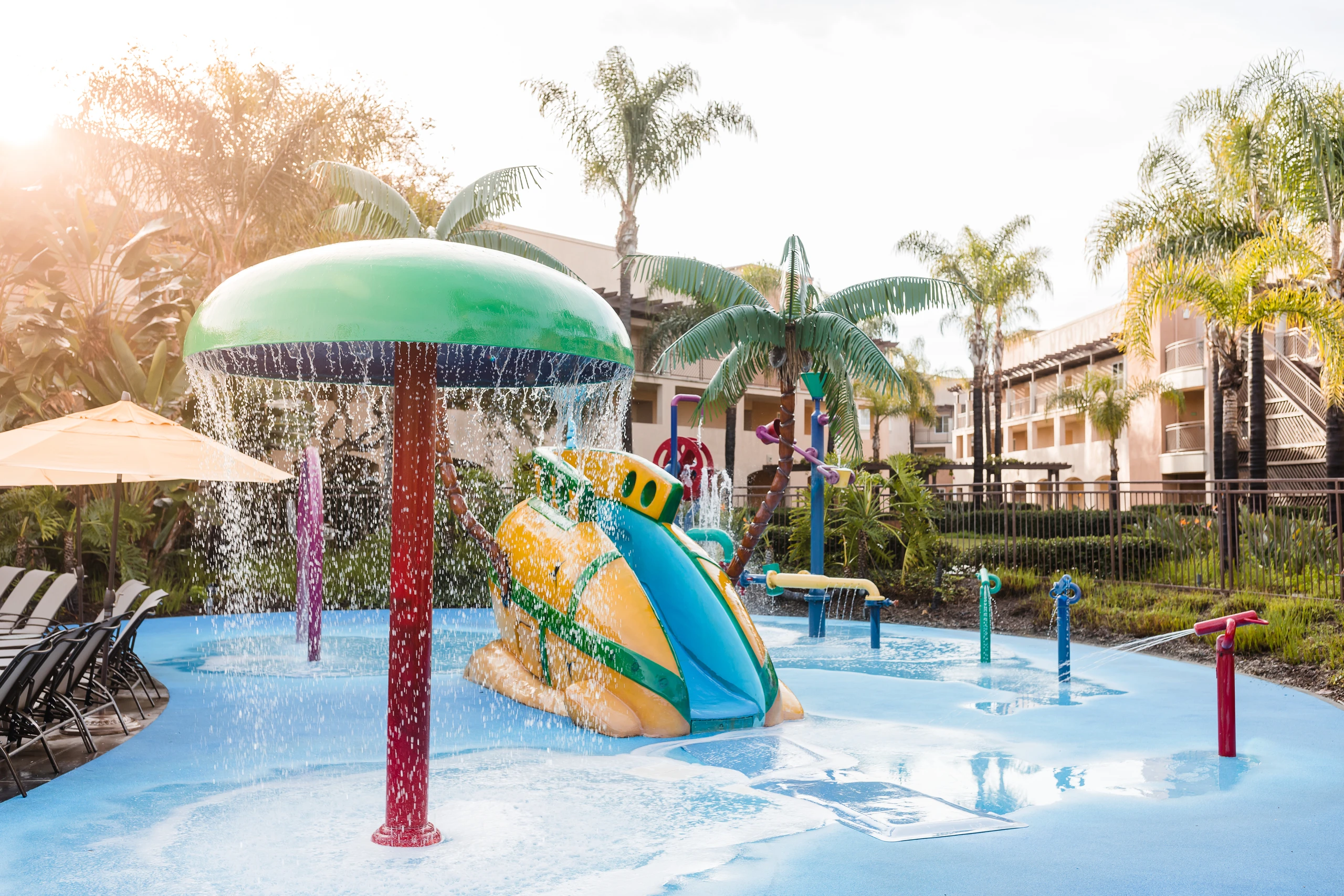 Cassara Carlsbad splash pad for kids.