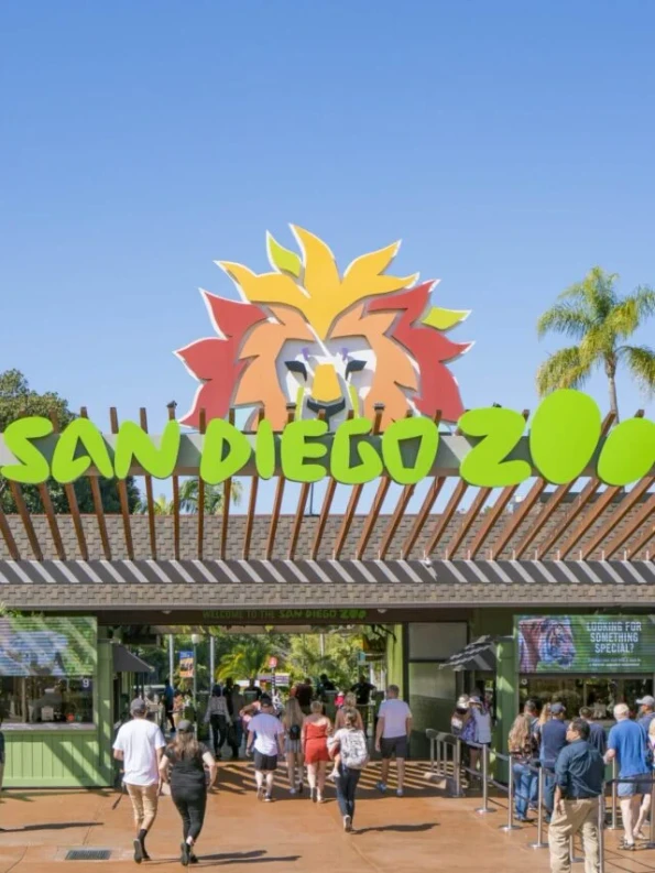 The entrance to the San Diego Zoo.
