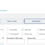 AAA rate at Hotel del Coronado on the Hilton website.