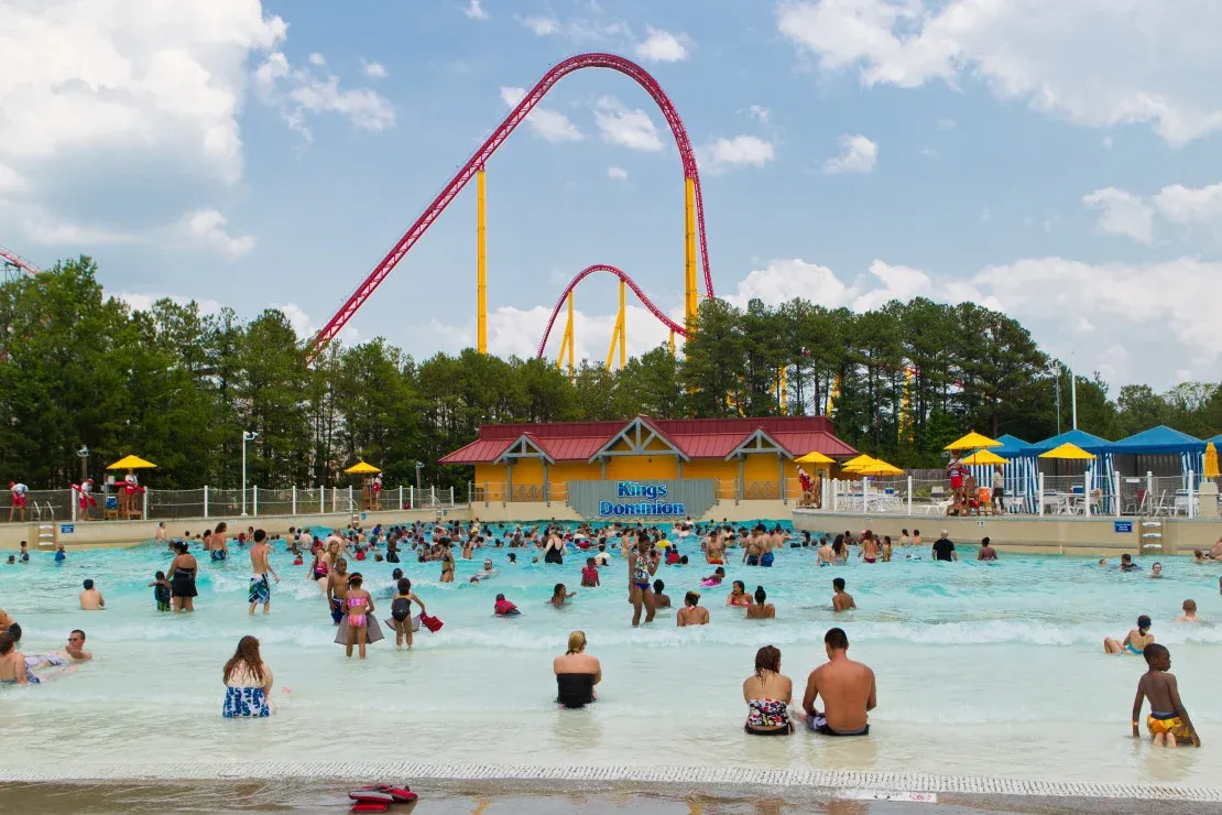 Soak City pool at Kings Dominion in Virginia.