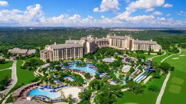 Aerial view of JW Marriott San Antonio