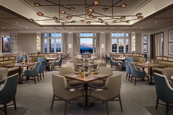 Interior of Ponto Lago restaurant at Park Hyatt Aviara.