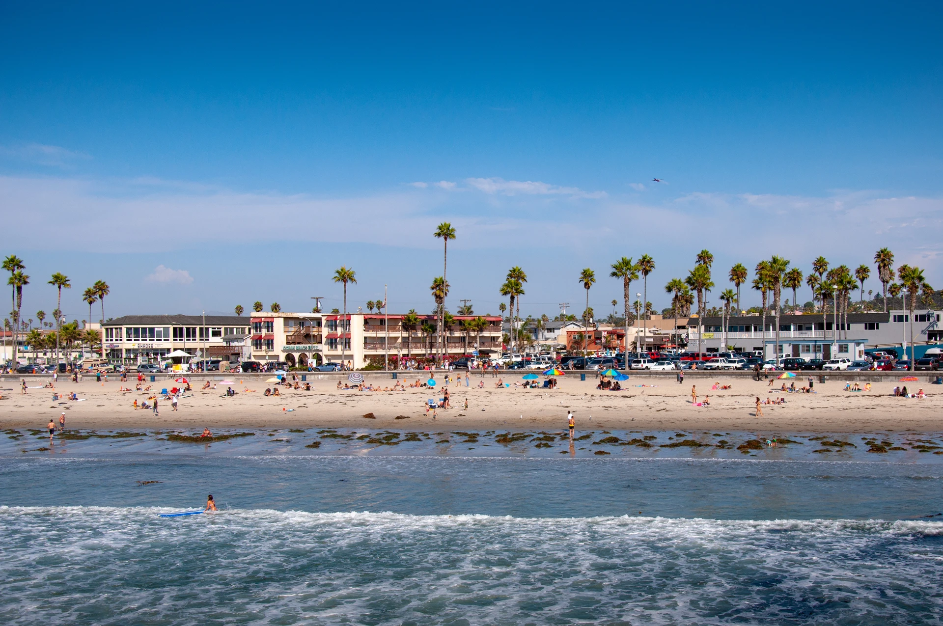 View to Ocean Beach from the Pacific Ocean.