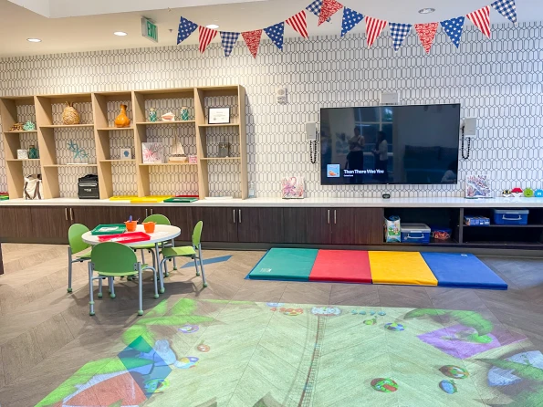 Kids for All Seasons play and craft room