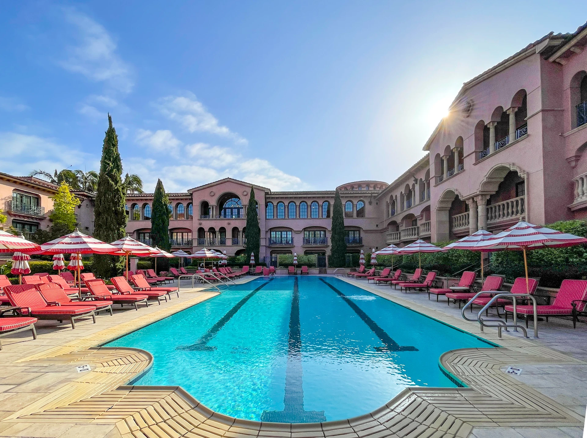 Adults only spa pool at Fairmont Grand Del Mar.