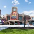 The exterior of Hershey's Chocolate World.