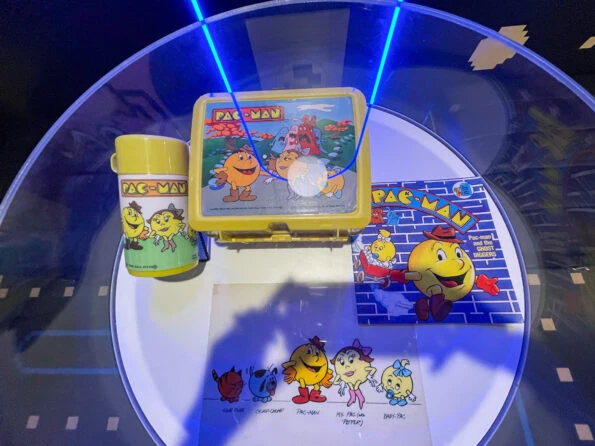 Vintage Pac-Man lunch box.