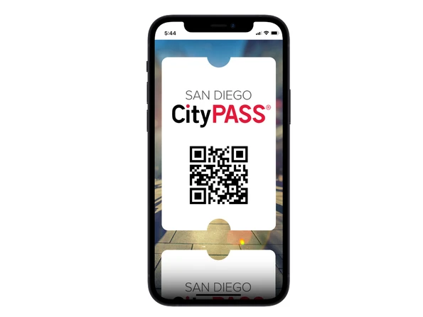 San Diego CityPASS mobile ticket on a smartphone