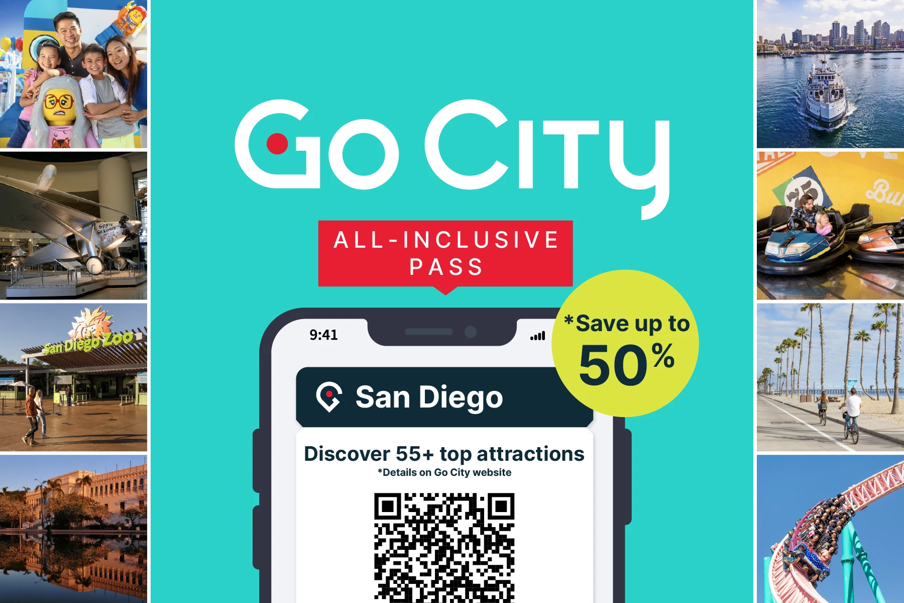 go city san diego app illustration