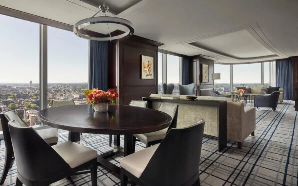 Four Seasons Hotel One Dalton Street Boston Living Room