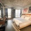 City View King room at Hotel 50 Bowery in NYC.