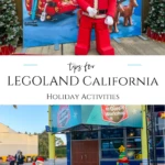 A list of holiday activities to expect at LEGOLAND California during the Christmas and New Year's season.